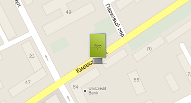 ул.Киевская №2 (м-н "Сумки",остановка Хлебная)