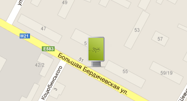 ул. Бердичевская №2 (кафе "Рудь", Педуниверситет) ул. Бердичевская №2 (кафе "Рудь", Педуниверситет)