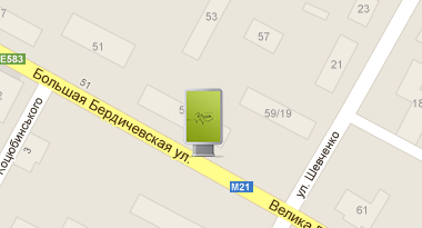 ул.Бердичевская (остановка Шевченко,пицерия "Челентоно") ул.Бердичевская (остановка Шевченко,пицерия "Челентоно")